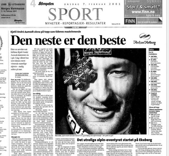 Kjetil Andr Aamodt vant VM-gullet i kombinasjon